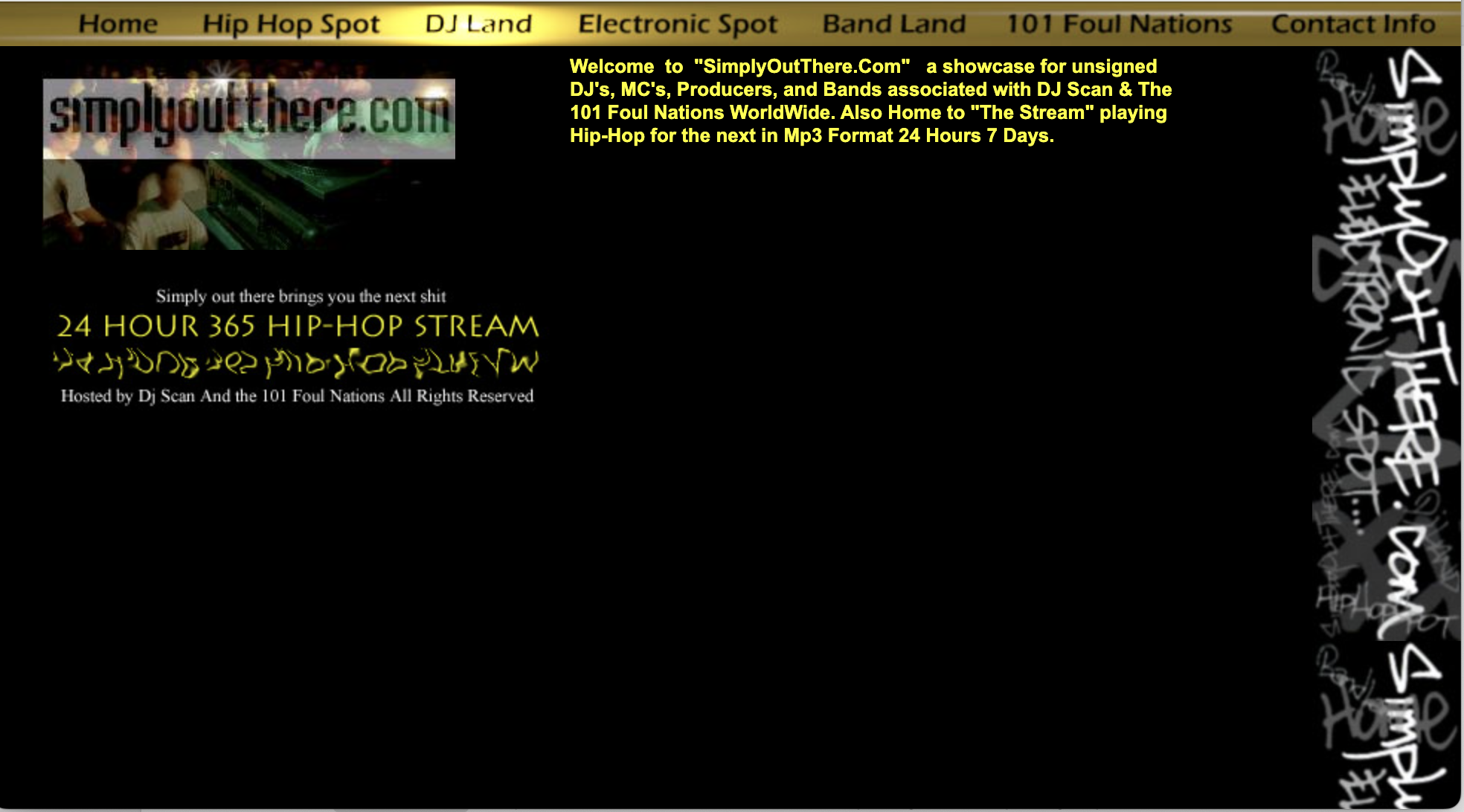 SIMPLYOUTTHERE / SIMPLYRADIO · EARLY NETWORK PLATFORM
