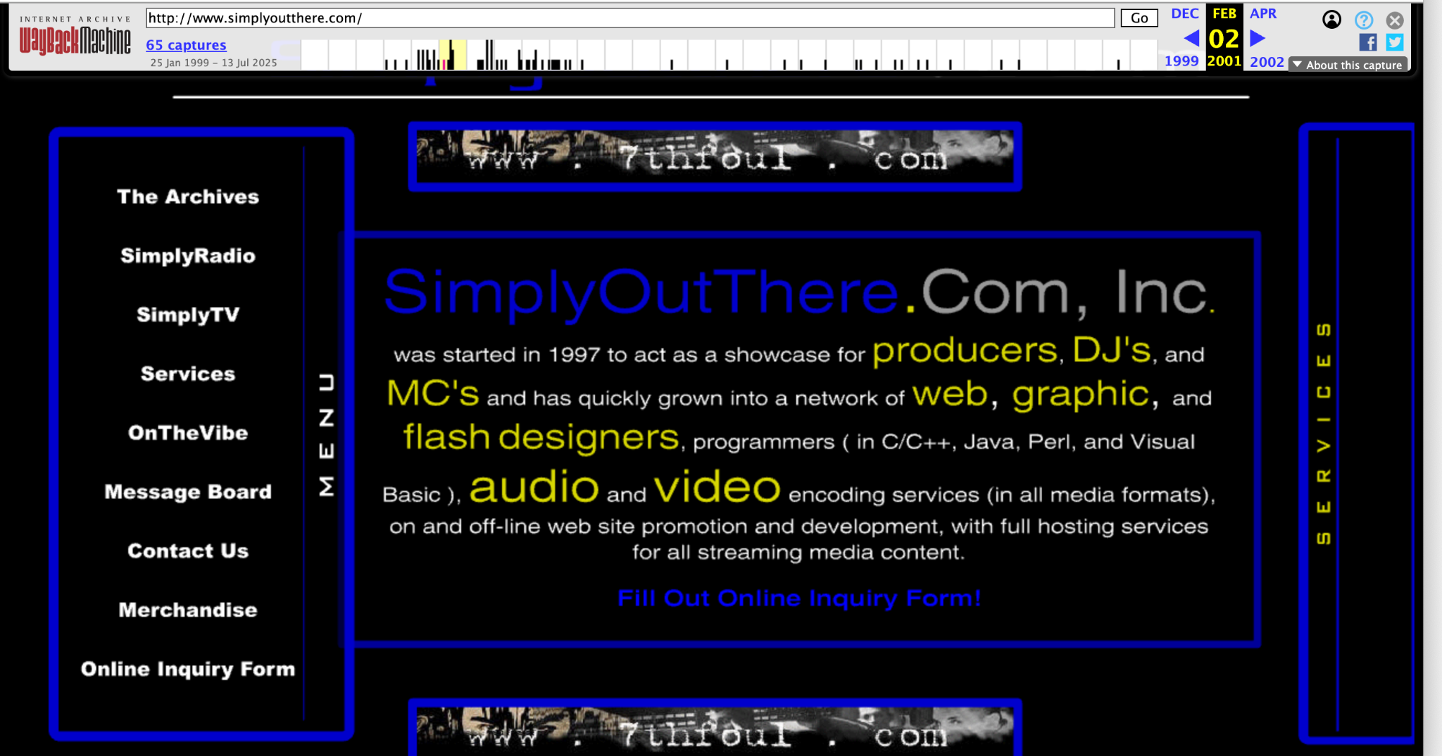 SIMPLYOUTTHERE · POST-BIGRADIO SERVICES NETWORK
