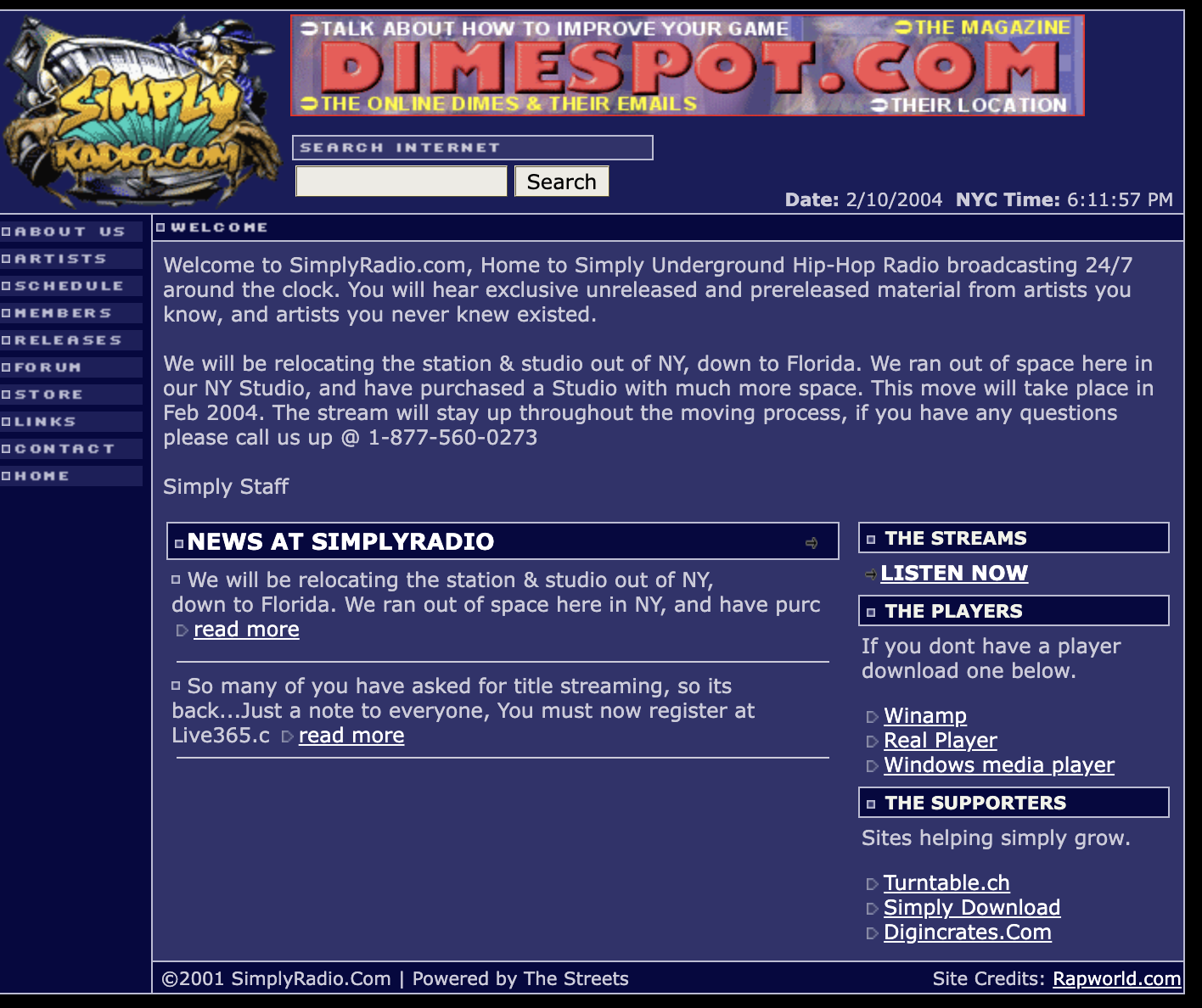 SIMPLYRADIO.COM · MULTI-STATION ERA
