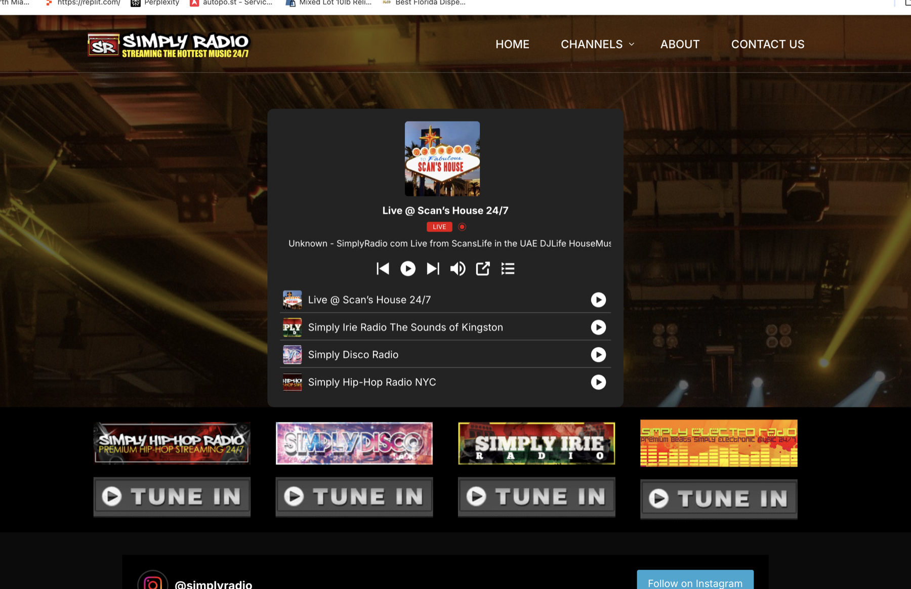 SIMPLYRADIO.COM · 2021 FOUR-STATION SITE