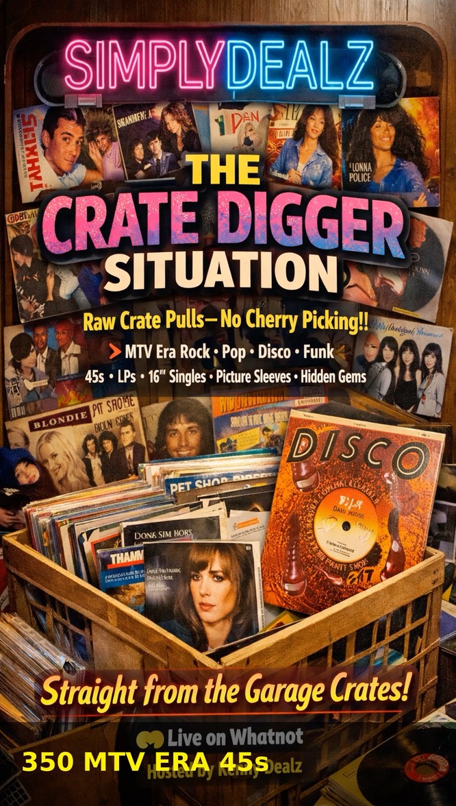 SimplyDealz Crate Digger Situation show artwork